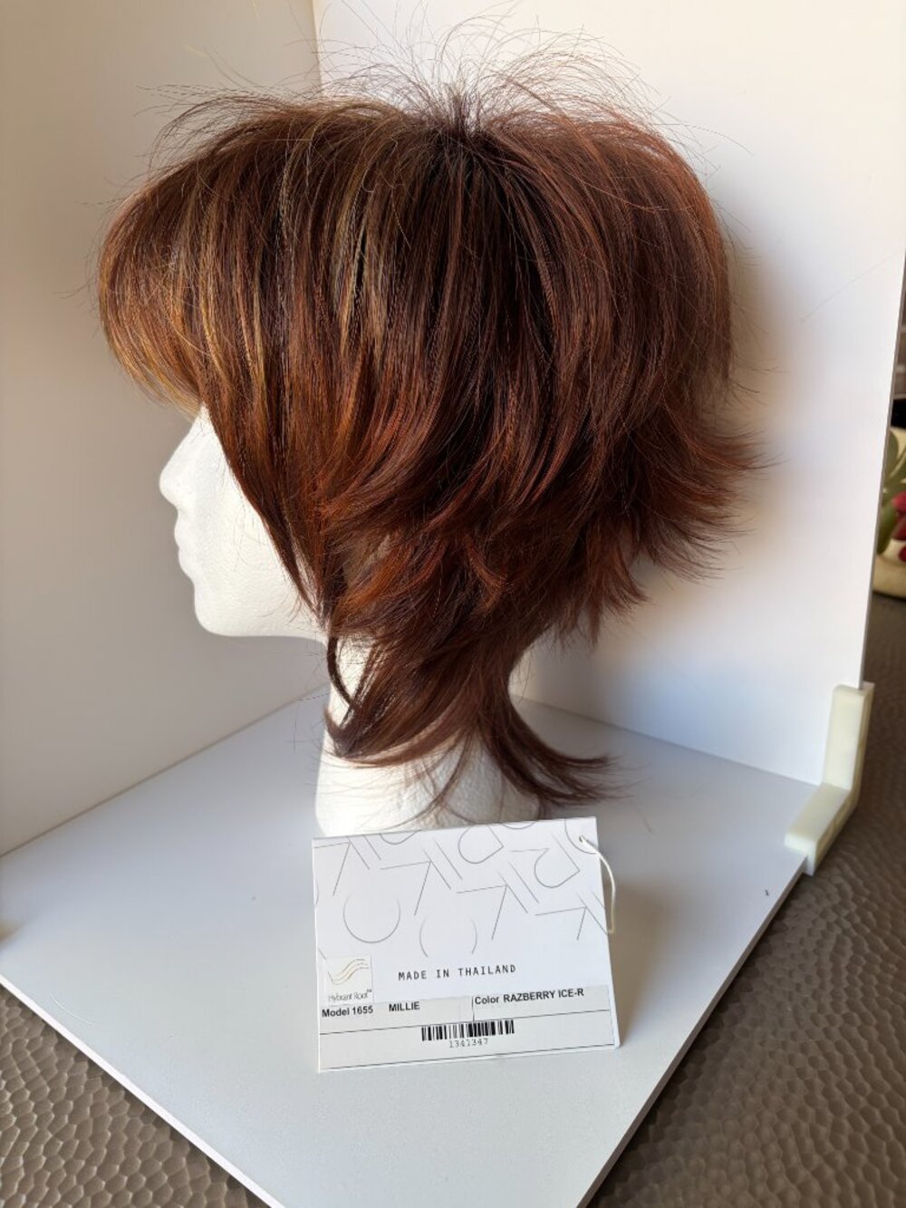 NWT Noriko MILLIE in Razberry Ice R, Petite/Avg Cap,Synthetic Wig - Picture 4 of 11